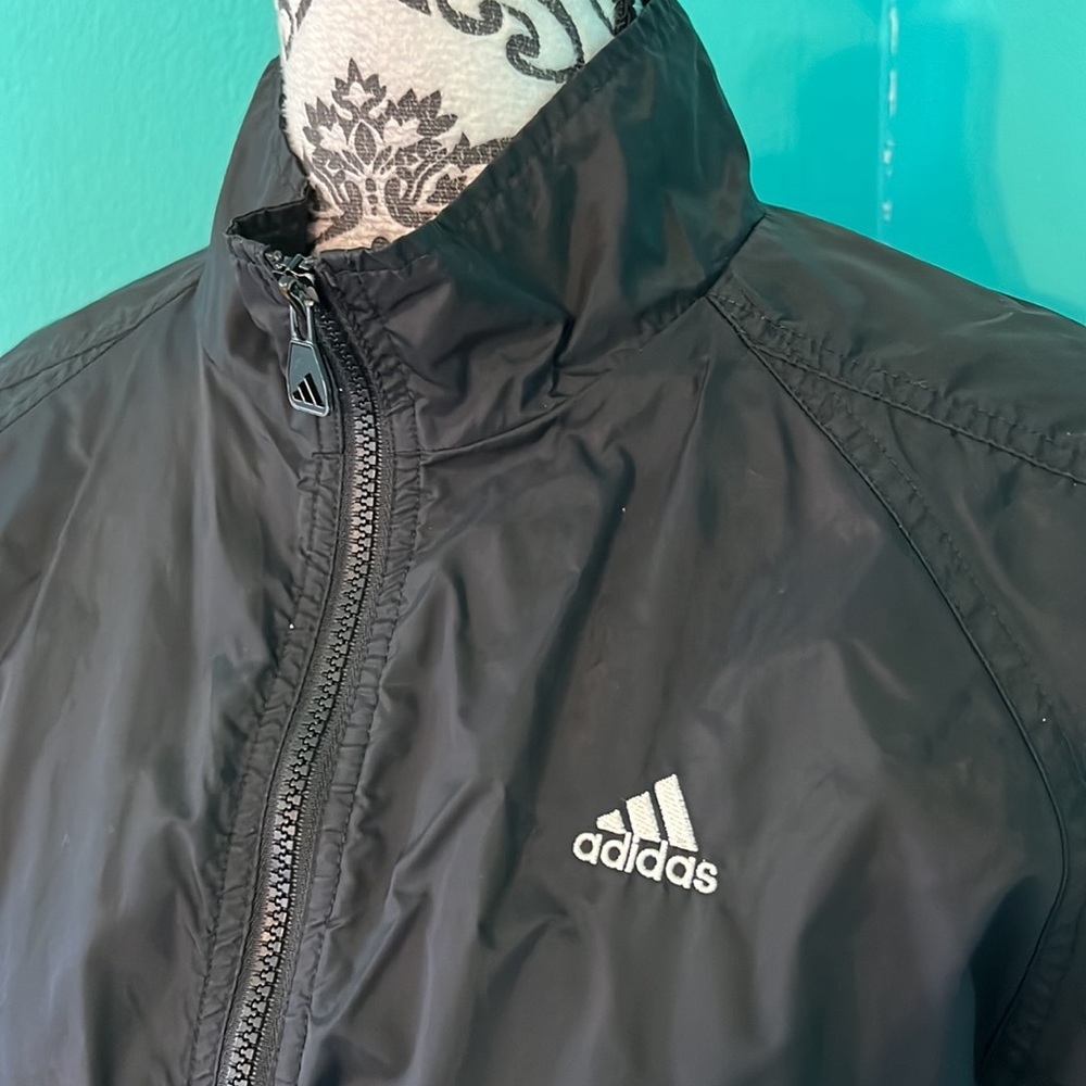 Adidas Full Zip Simple Basic Windbreaker Active J… - image 4